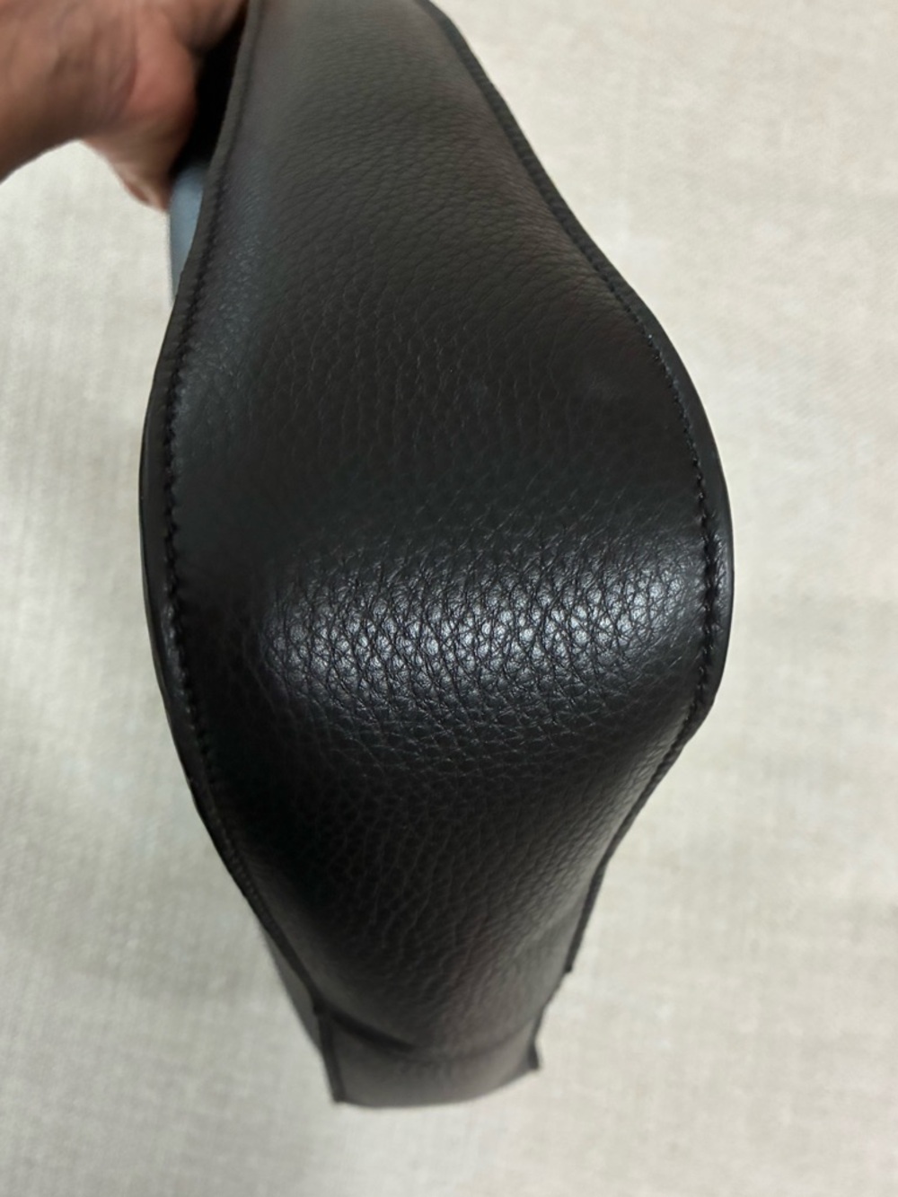 Tory Burch EUC Miller Black and Gold Shoulder Bag with Structured Design - Picture 9 of 15